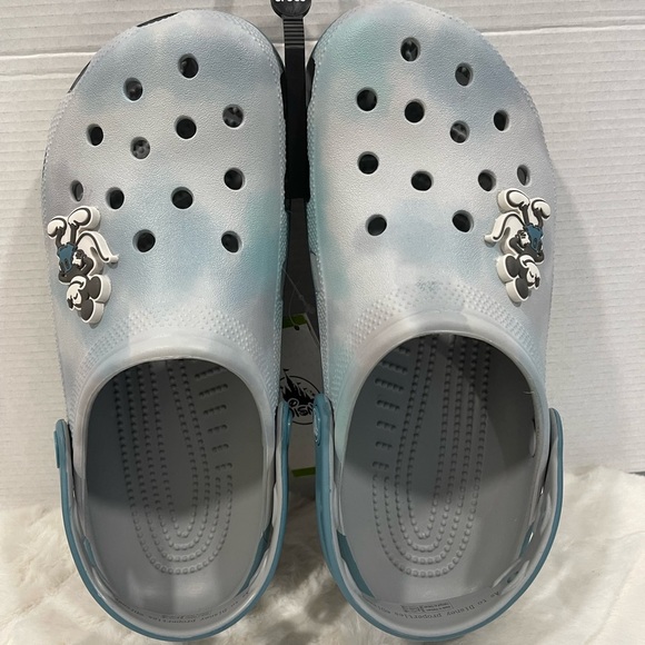 *NEW* Crocs Disney Parks Mickey Mouse tie-dye Blue Adult w/ Jibbitz UNISEX - Picture 3 of 13